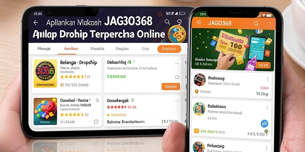 Tampilan antarmuka JAGO368 untuk fungsi Dropship yang mudah digunakan.