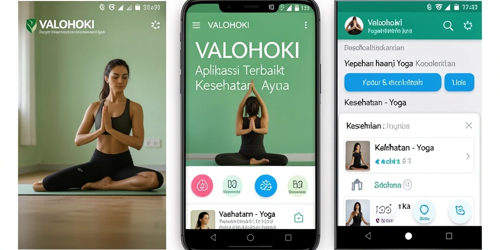 Tampilan antarmuka utama VALOHOKI yang memudahkan akses fungsi Yoga.